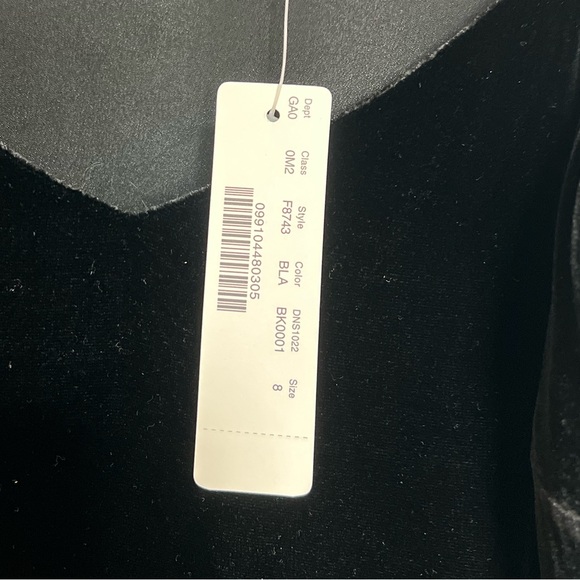 NWT JCREW Black Velvet Peplum Top SZ 8 - Picture 4 of 7